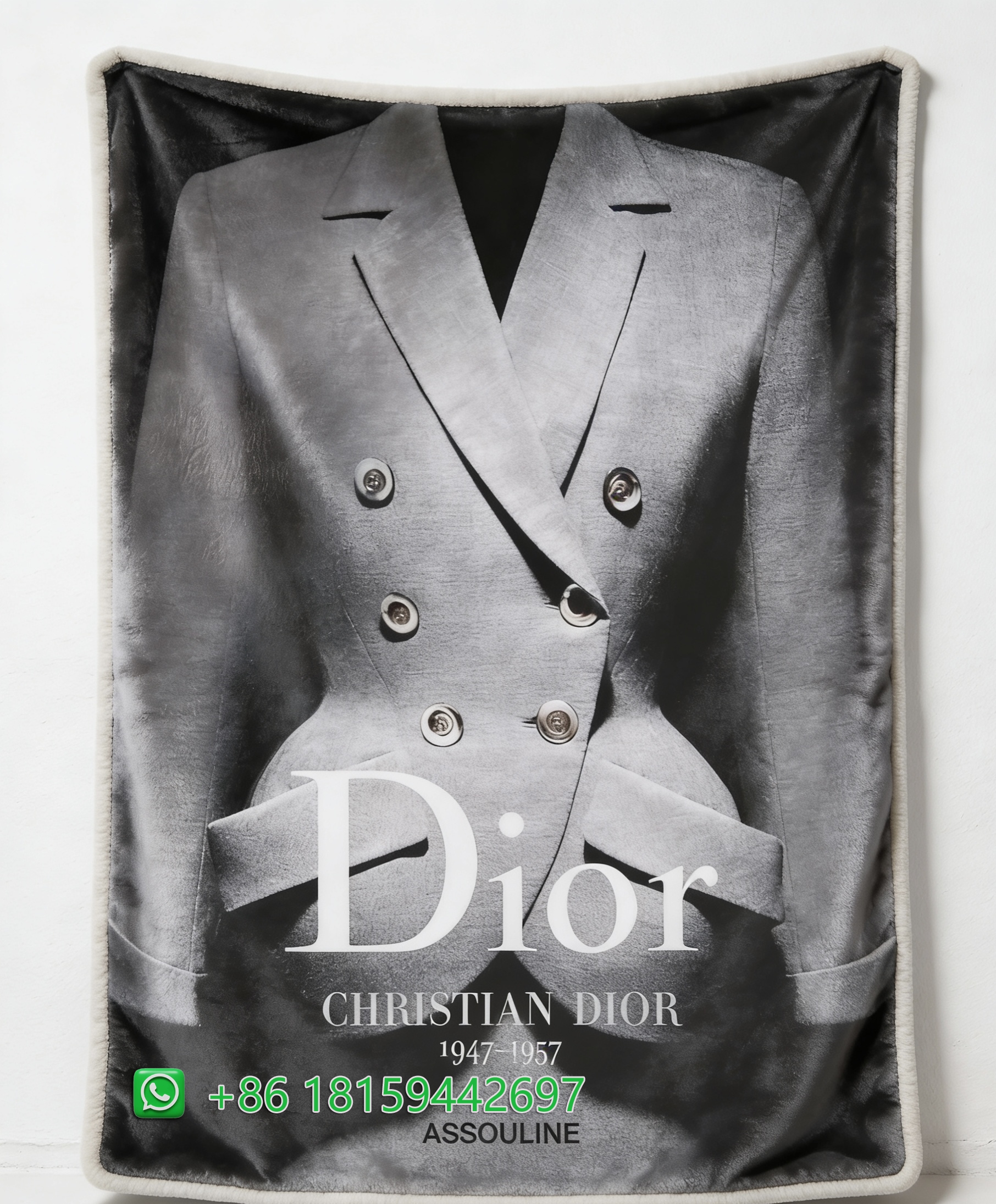 Dior Throw Blankets